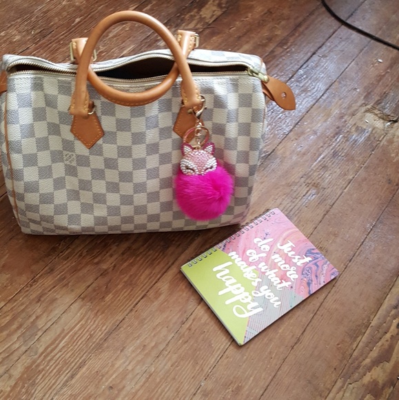 Bling kitty bag charm  -Hot Pink - Picture 2 of 4